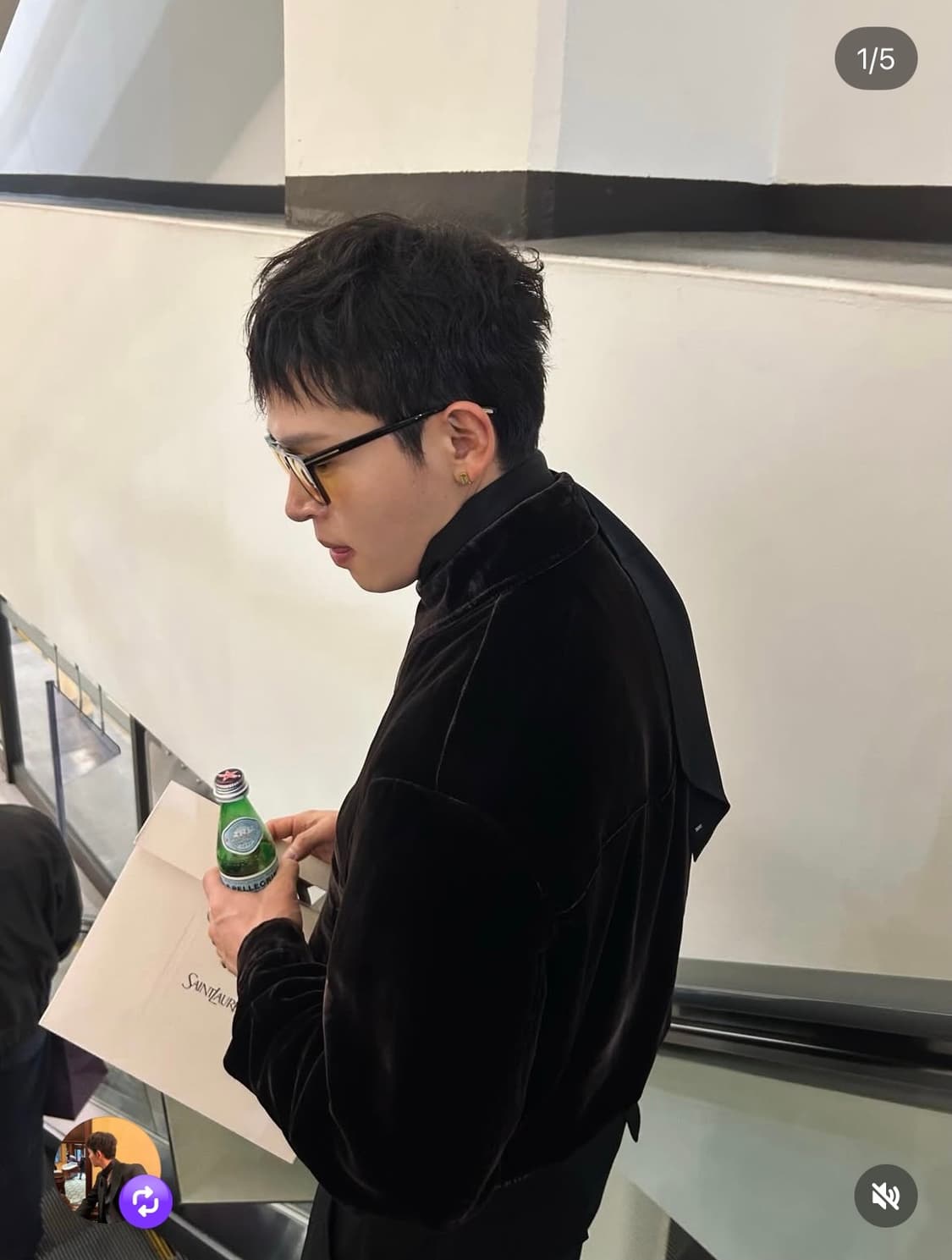 토니웩 벨벳 지퍼 블루종 자켓 다크브라운 XL 상품이미지2