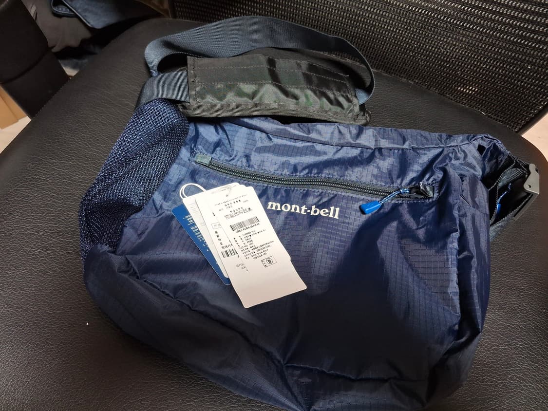 [S] 몽벨 포켓터블 숄더백 네이비 상품이미지1