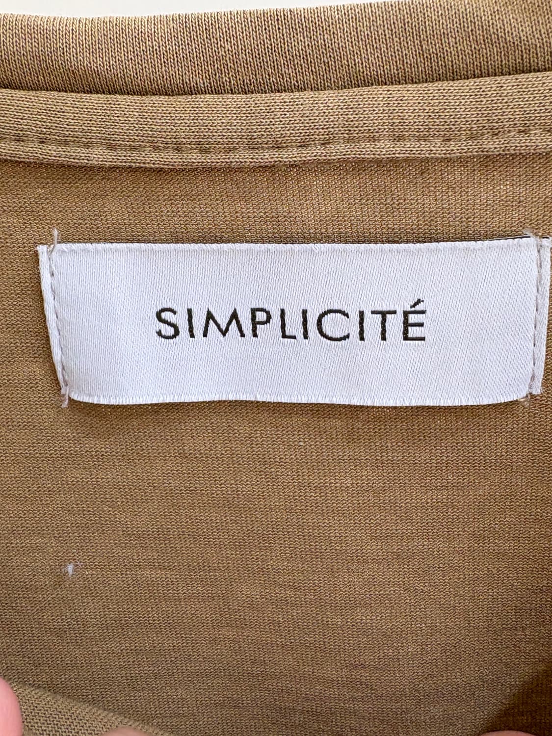 SIMPLICITE (Made in Japan) 롱슬리브 상품이미지6