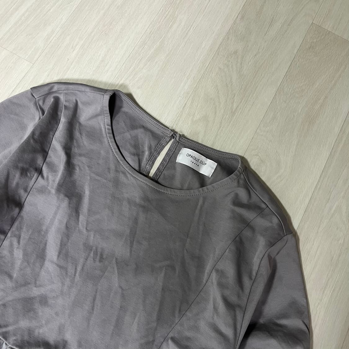 Opaque Clip TOKYO . 페플럼 블라우스 상품이미지6