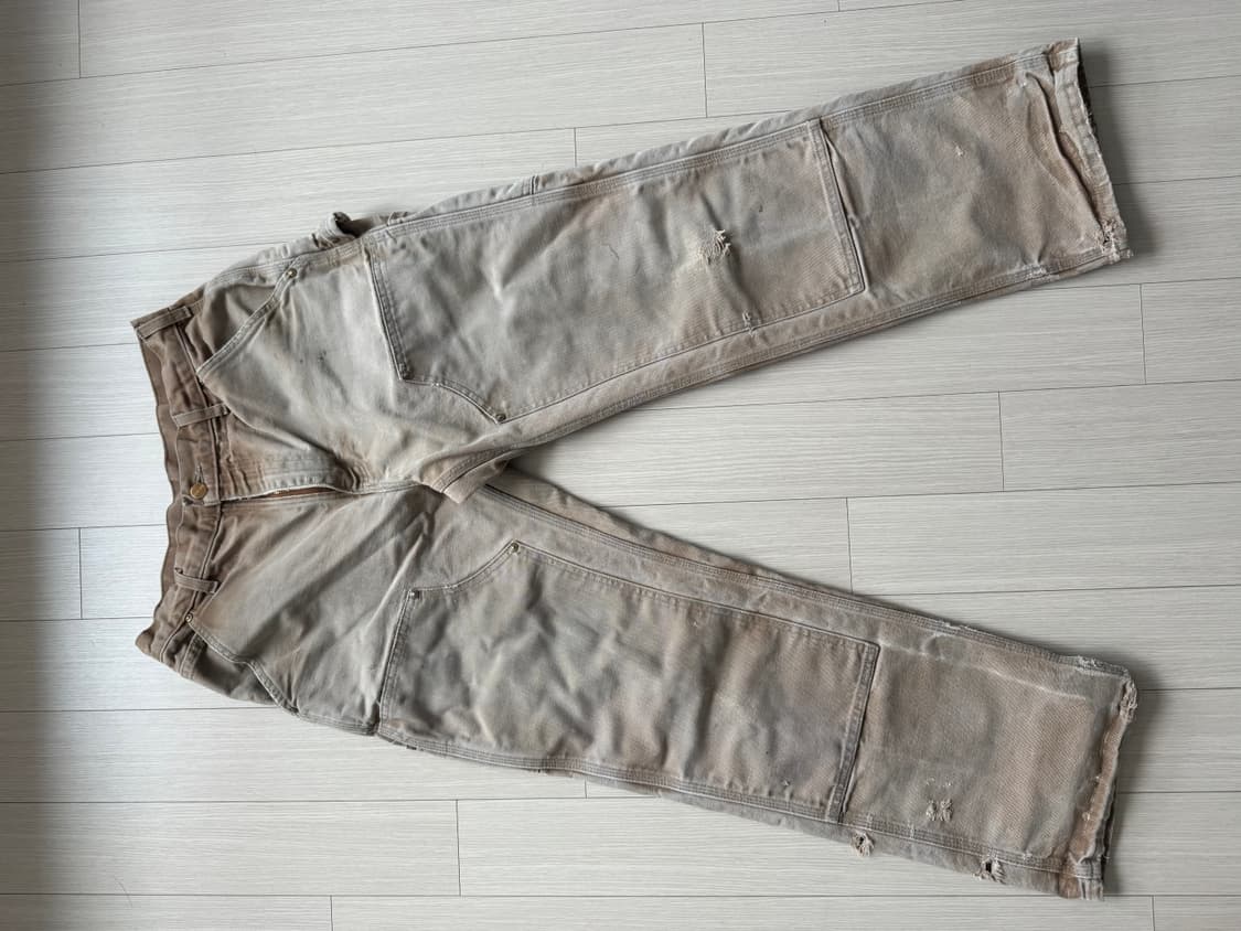 칼하트 더블니 브라운 빈티지 상품이미지1