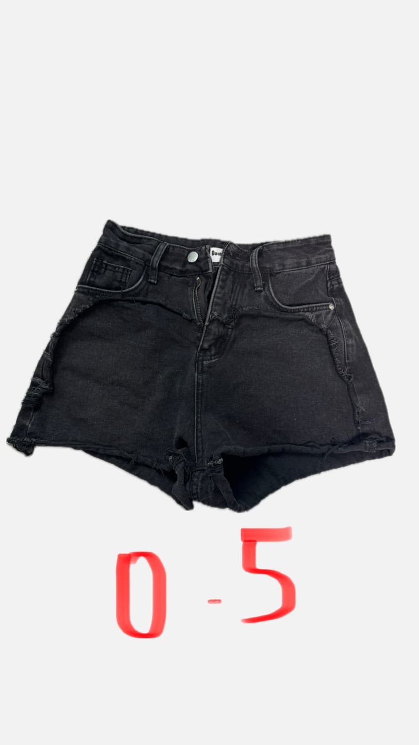 흑청 반바지 상품이미지1