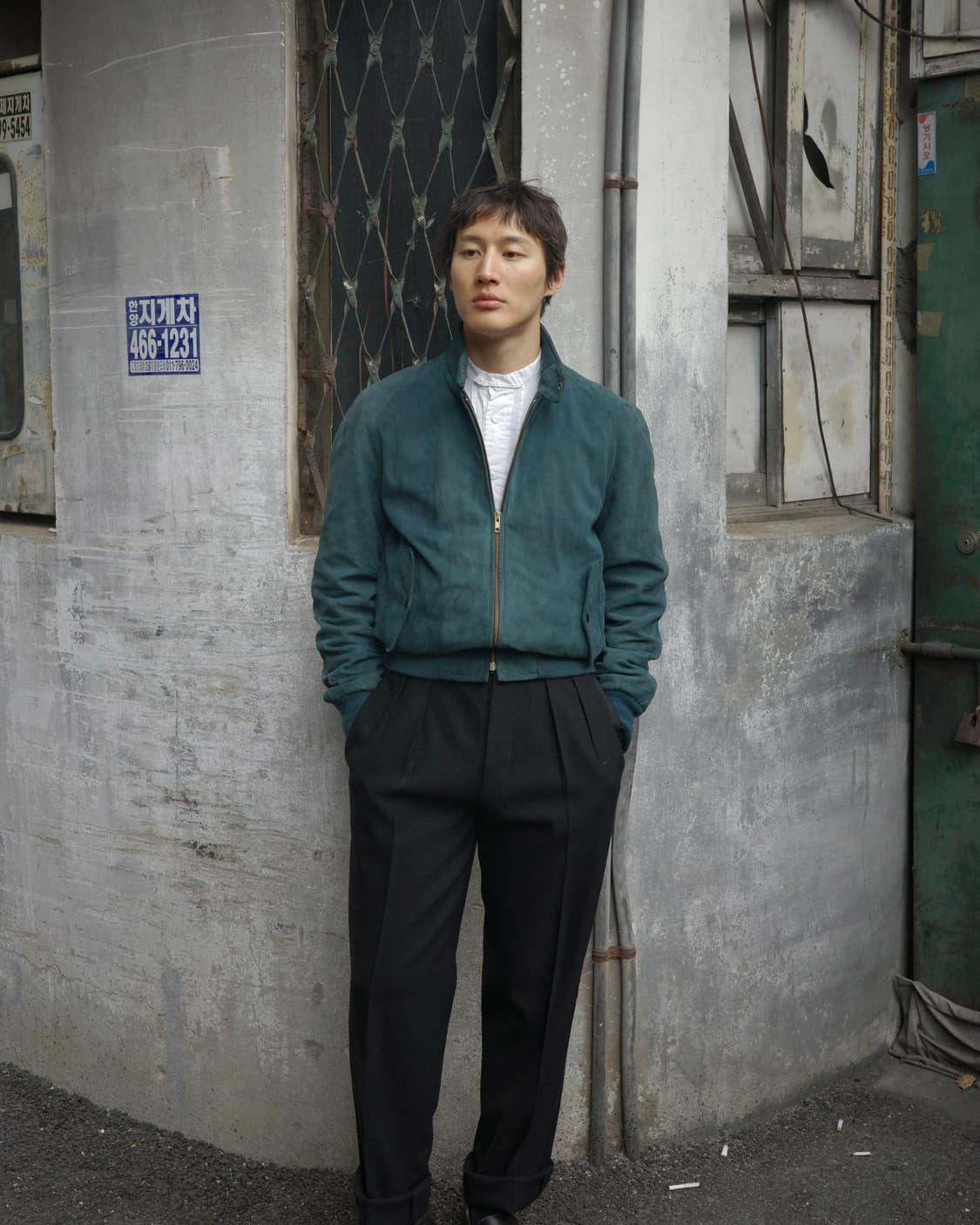 80‘s Reed sportswear 스웨이드 해링턴 자켓 상품이미지8