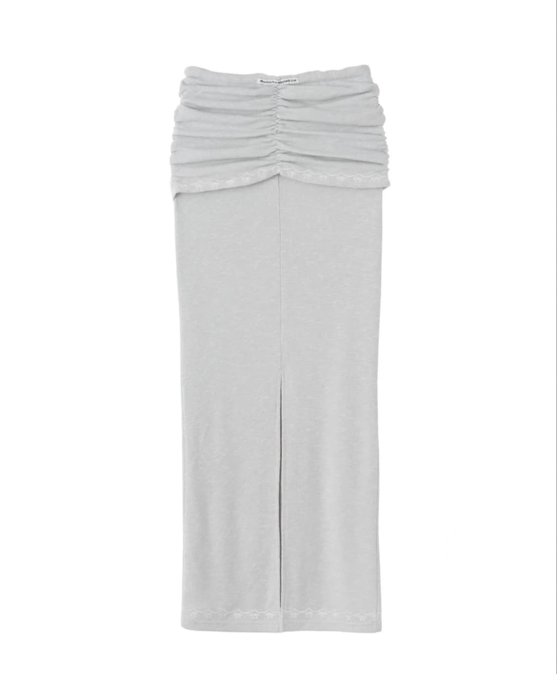 스컬프터 셔링 롱스커트 상품이미지2