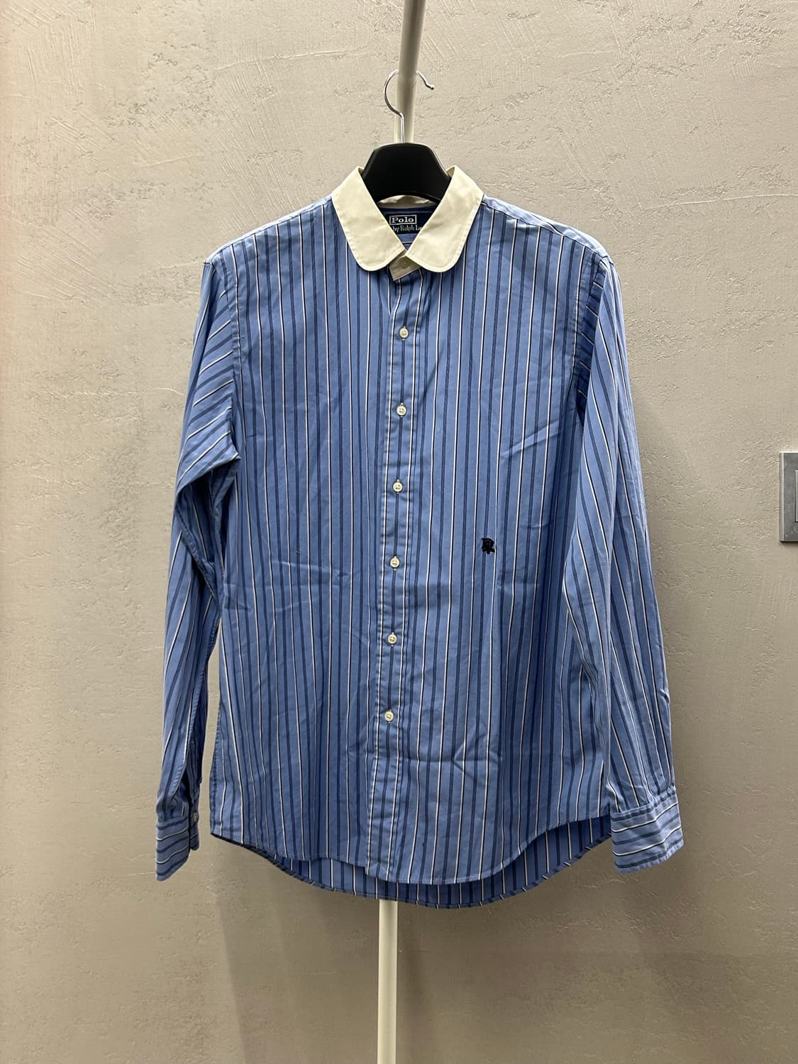 폴로 랄프로렌 스트라이프 셔츠 블루 상품이미지2