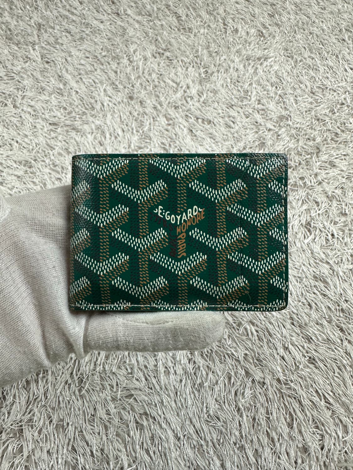 [OS] 정품 풀구성 고야드 인서트 카드지갑 스페셜컬러 그린 상품이미지3