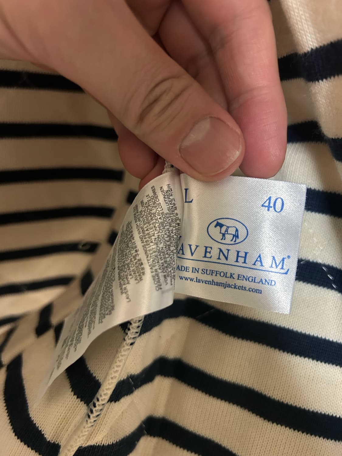 [새제품] 라벤햄 퀼팅자켓 팝니다. L사이즈 상품이미지5