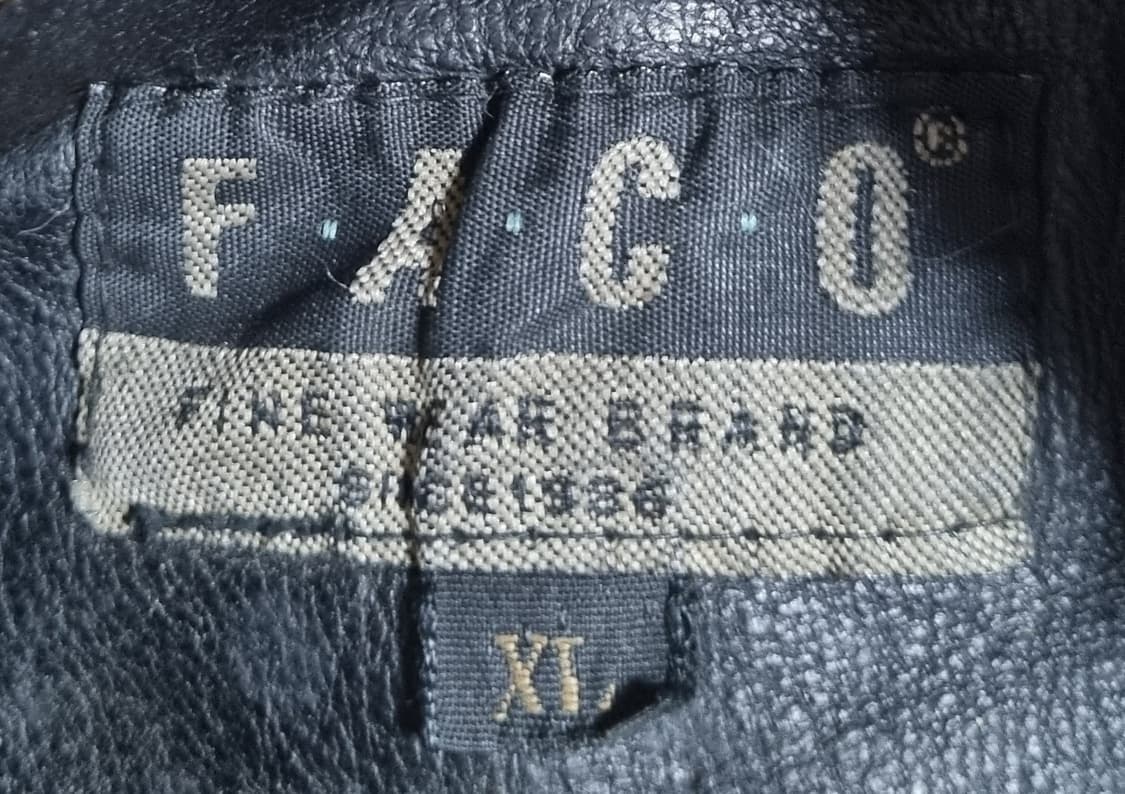 XL (105) FACO 블랙 소가죽 드럼라이드 가죽자켓 상품이미지5