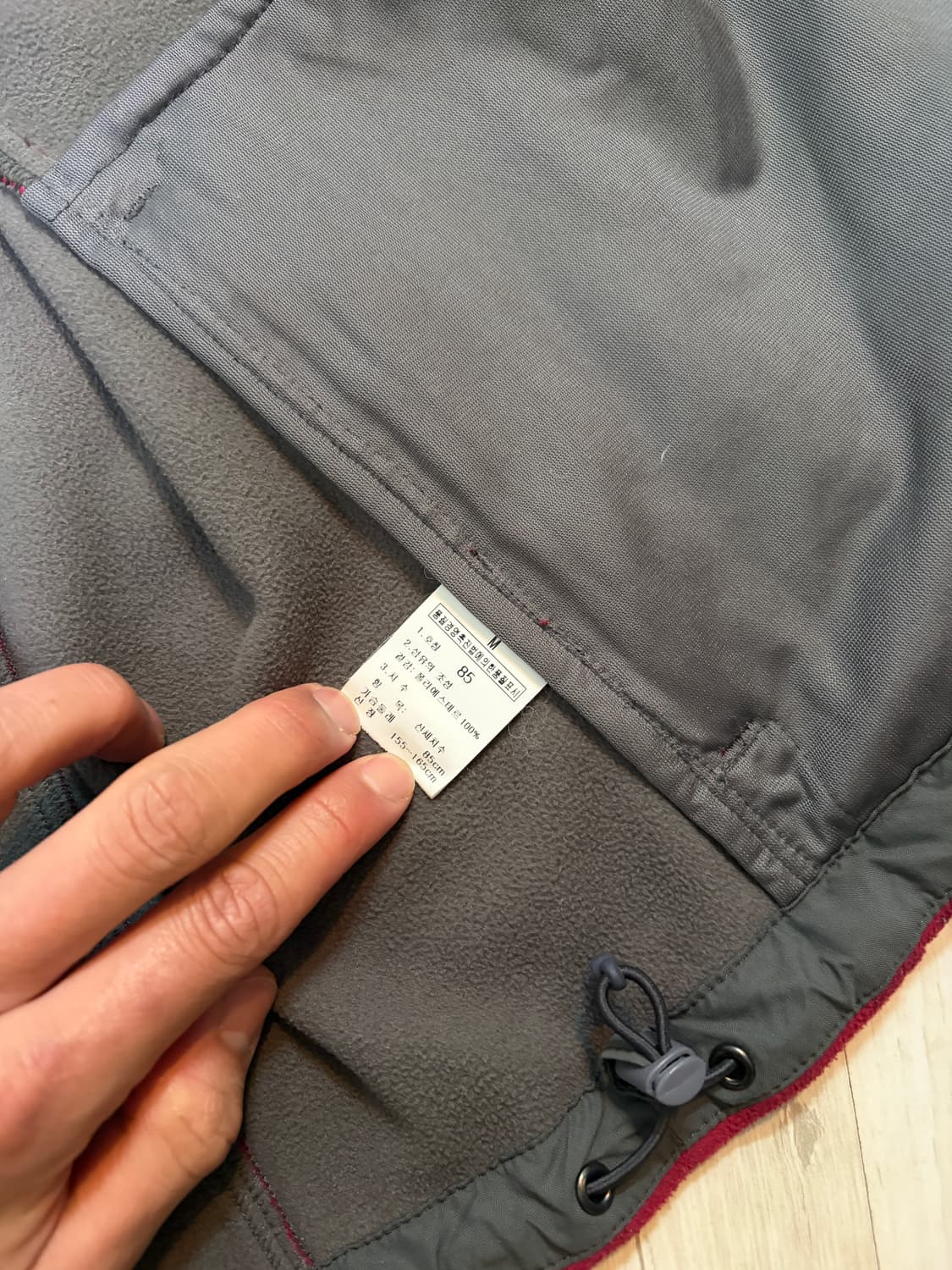 [Womens M]노스페이스 고어 윈드스토퍼 플리스 자켓 버건디 상품이미지7