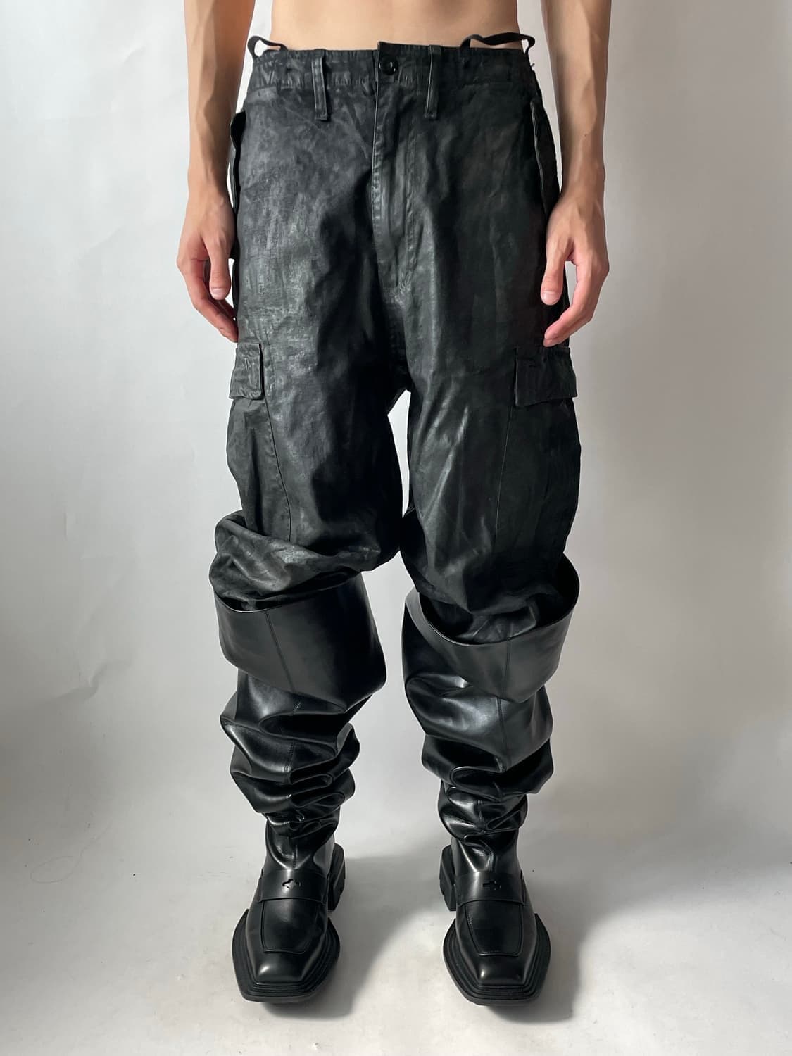 [S] pln 오일 카고팬츠 상품이미지3