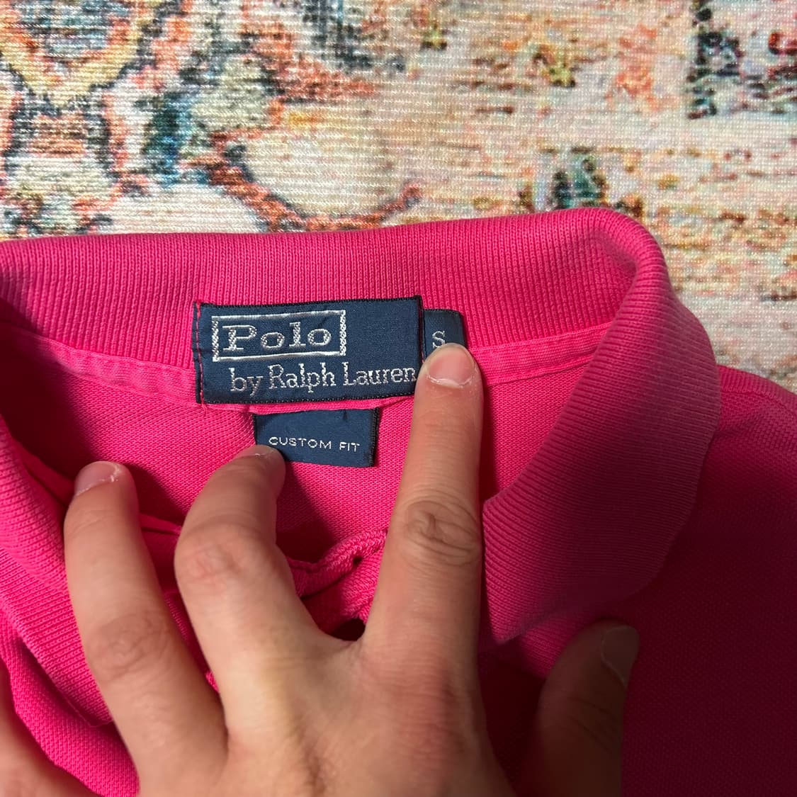 [S] 폴로 랄프로랜 핑크 빅포니 반팔 티셔츠 상품이미지2