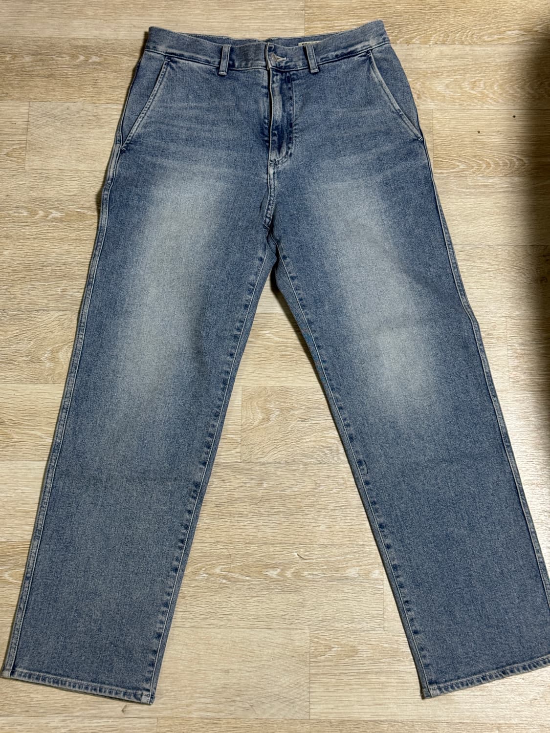 택포) 포터리 원워시드 컴포트 데님 라이트블루 1사이즈 상품이미지5