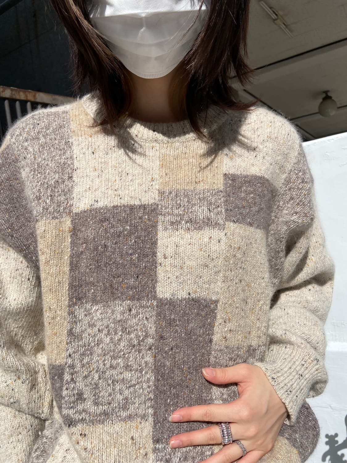 빅체크 울니트 상품이미지1