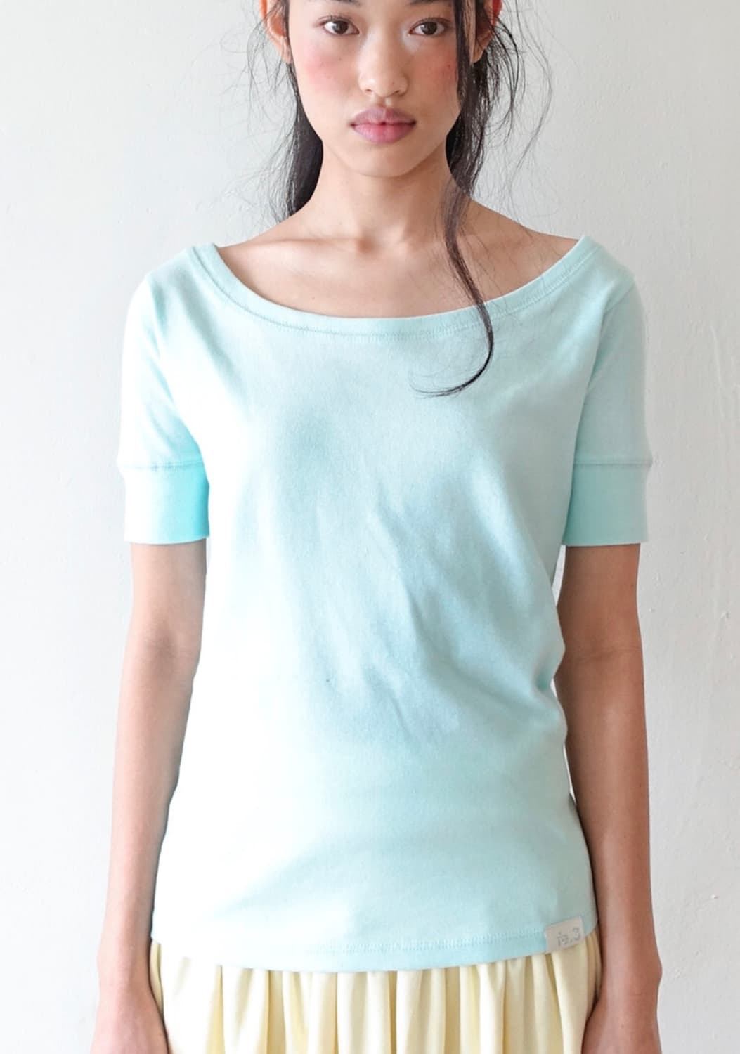 rib half top (mint) 상품이미지2