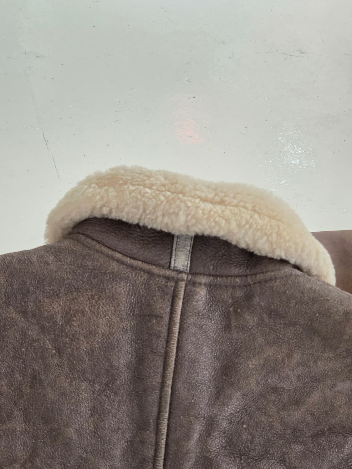 1990s B-3 양가죽 양털 무스탕 베스트 상품이미지7