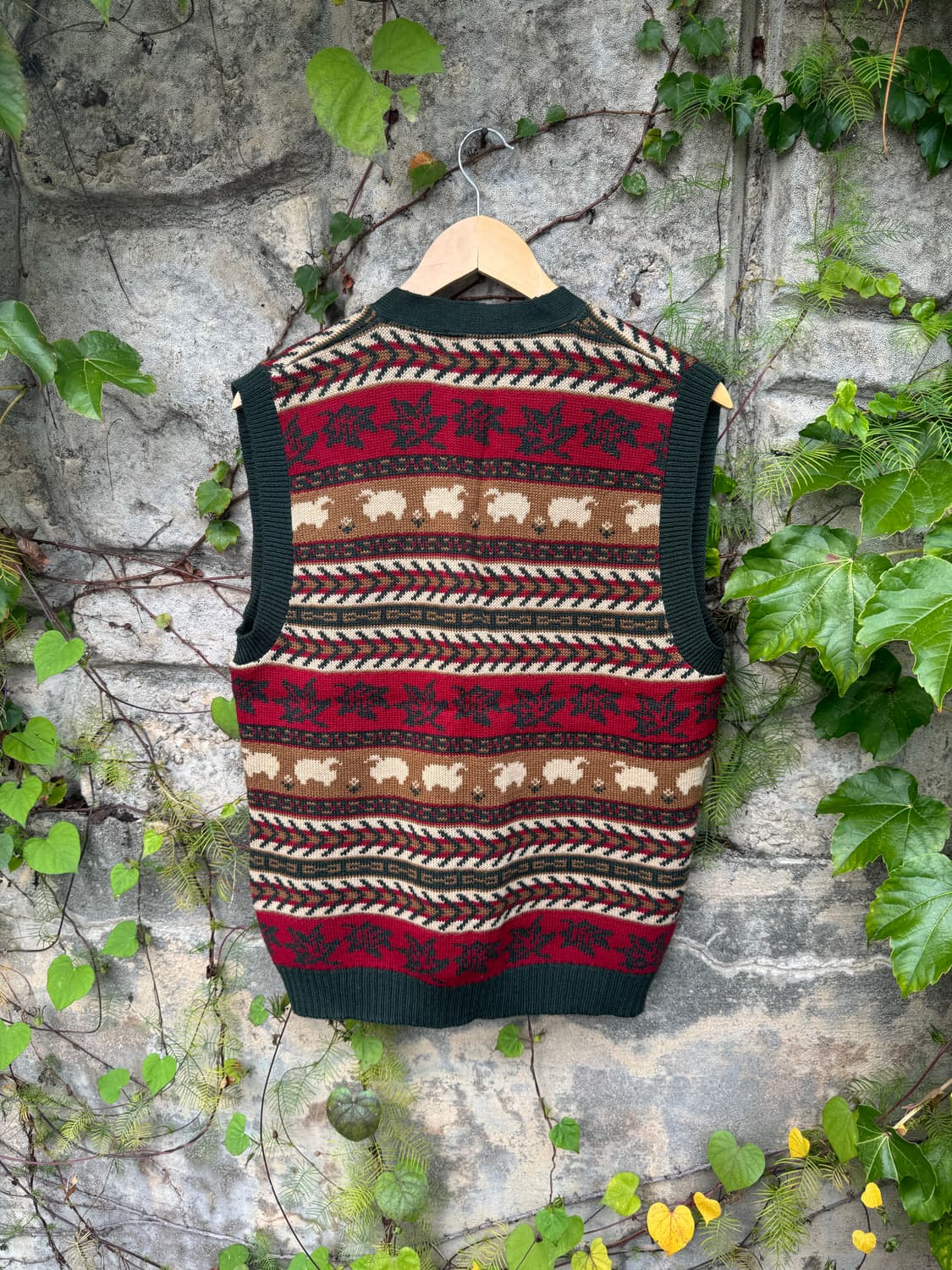 90s pendleton usa 펜들턴 페어아일 울 니트 베스트 상품이미지2