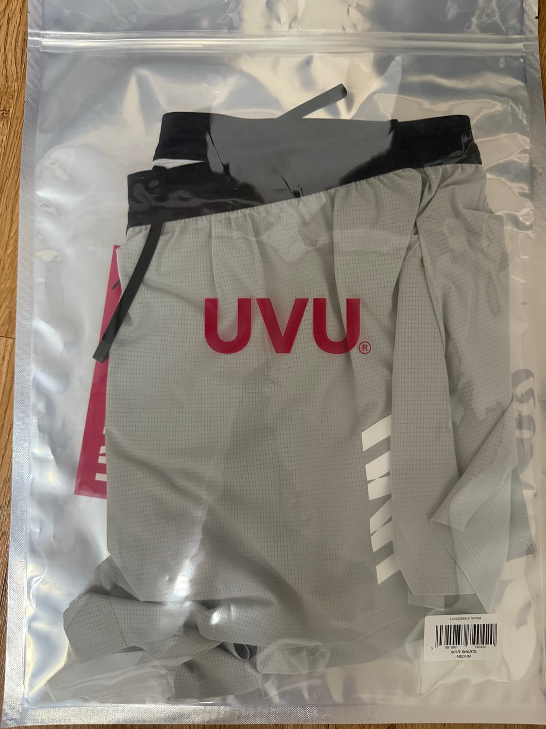UVU 스플릿 쇼츠 라이트 그레이 M 새상품 상품이미지1