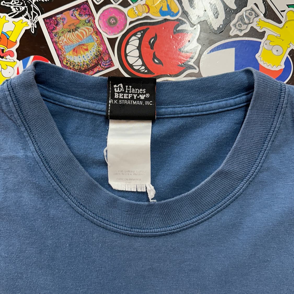 00s USA 할리데이비슨 이글 플레임 페이디드 티셔츠 XXL 상품이미지10