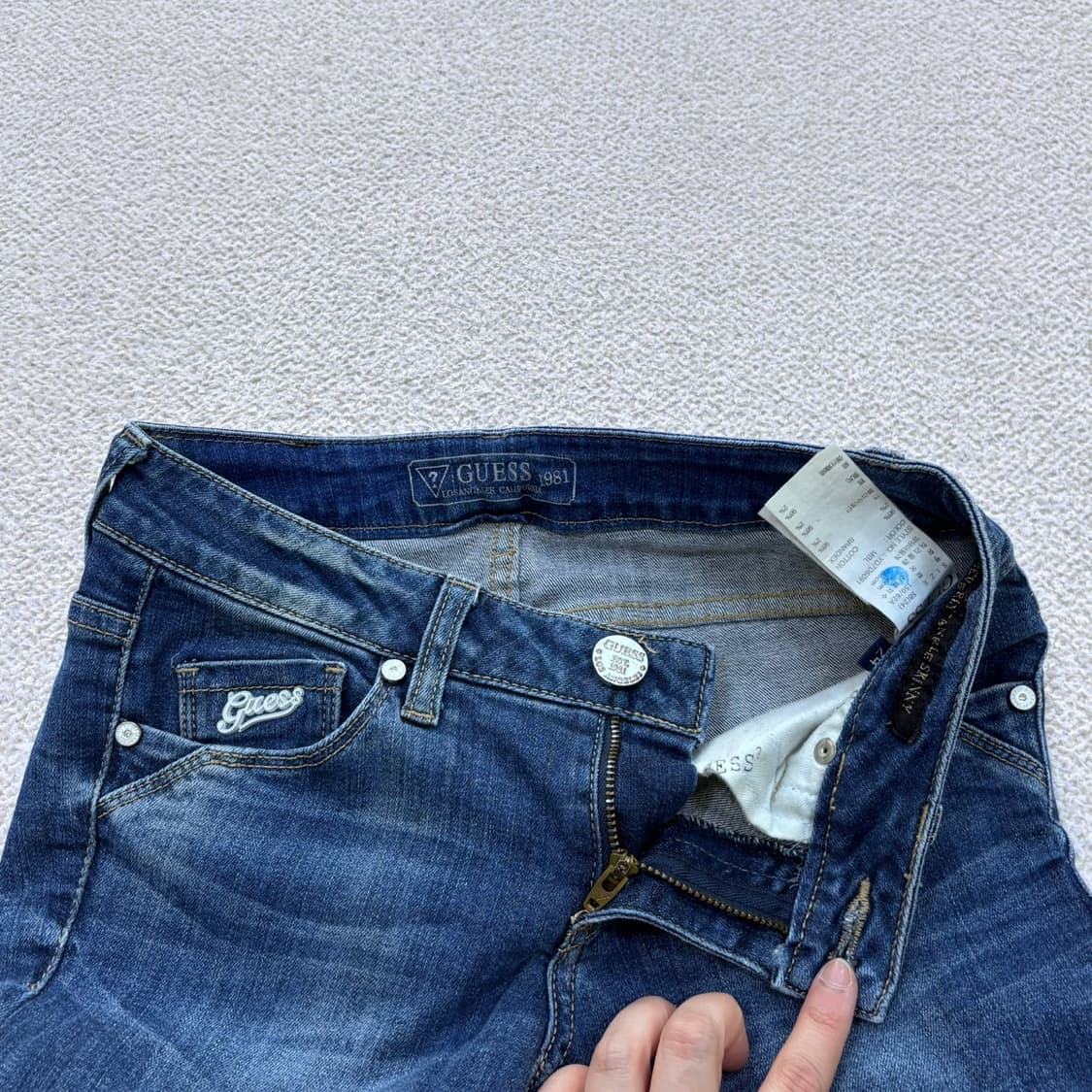 58(24) 게스 스키니핏 데님 팬츠 0423E 상품이미지4