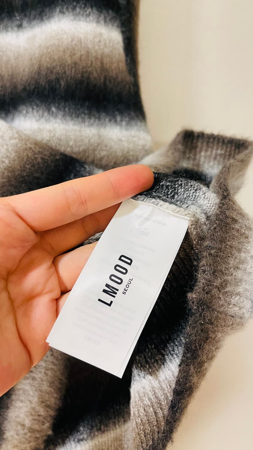 새상품) 엘무드 LMOOD 하이틴 알파카 베스트 니트조끼 정가10만원대 상품이미지6