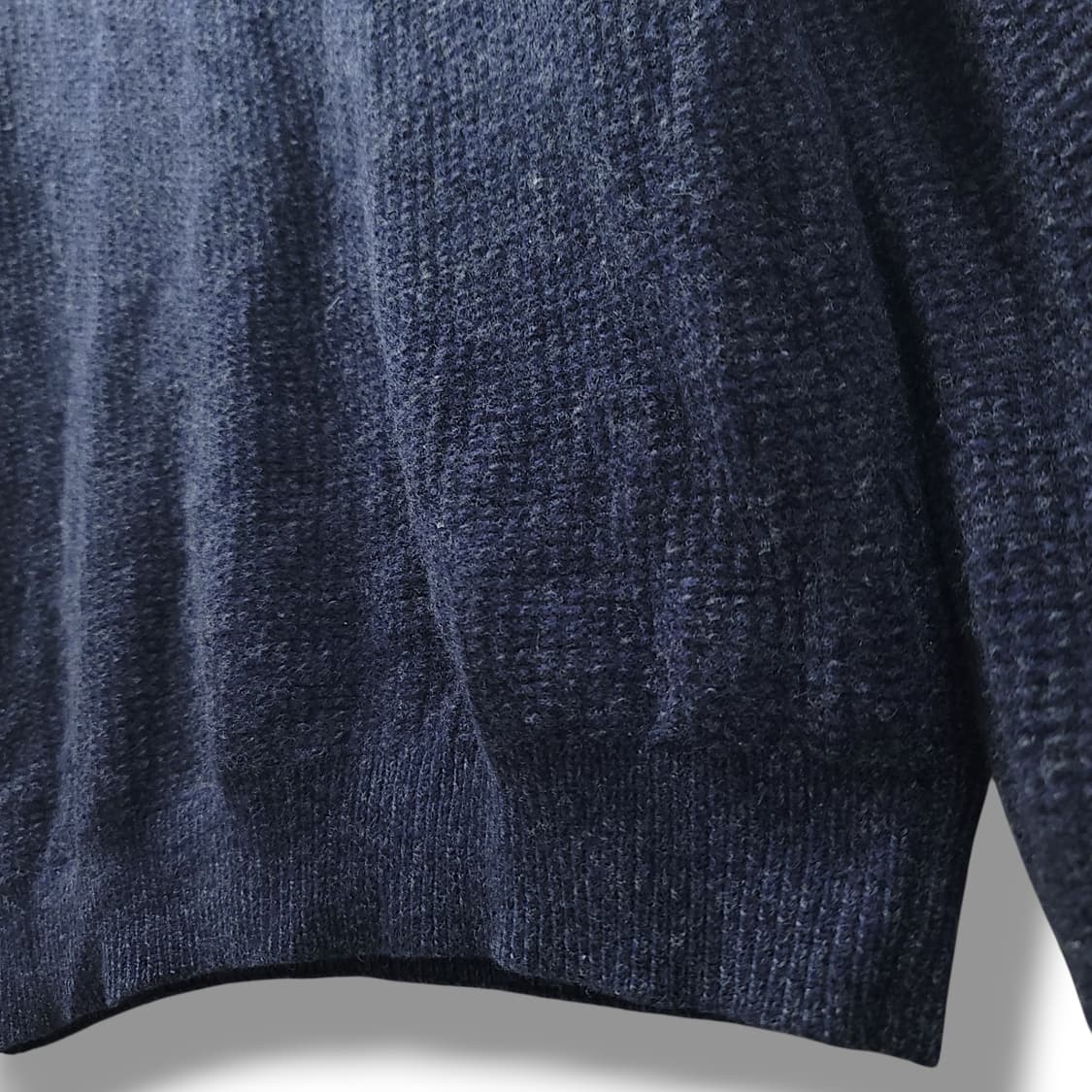 [100] 라코스테 멜란지블루 울 스웨터 니트 상품이미지6