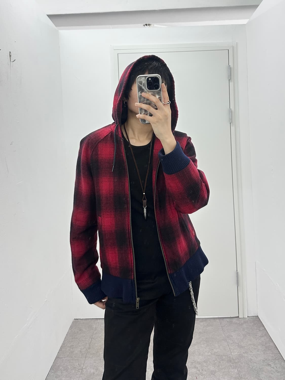 LEVI’S check pattern hood jacket 상품이미지1
