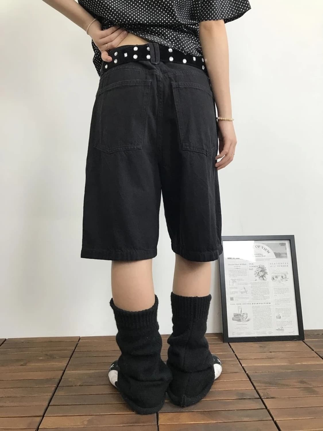 Uniqlo U Minimal Shorts Pants Black 상품이미지3