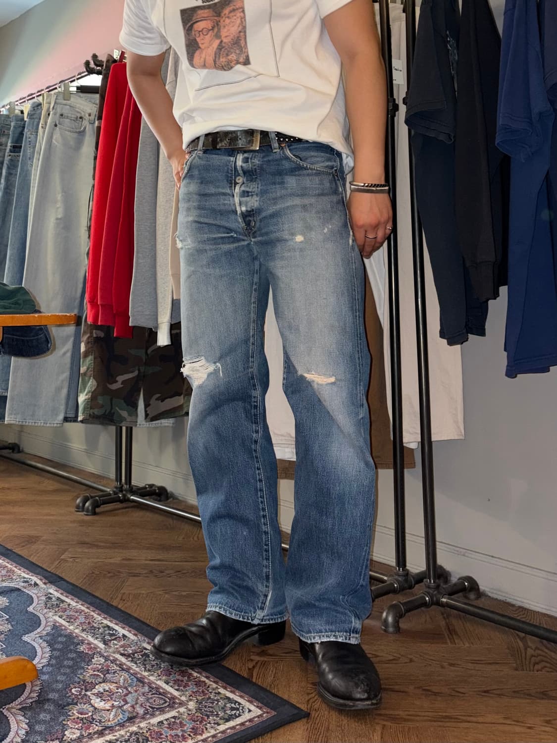 90-00‘s Levi’s 503 J22 selvedge denim 상품이미지2