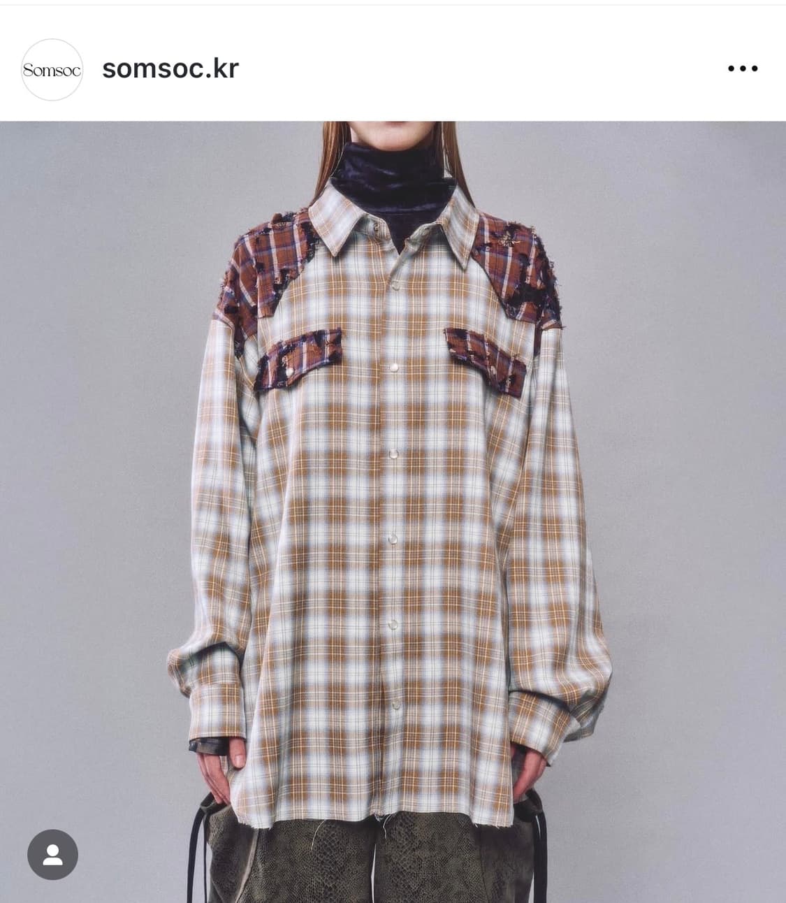 LUCY RAW - CUT WESTERN SHIRT_BEIGE 상품이미지1