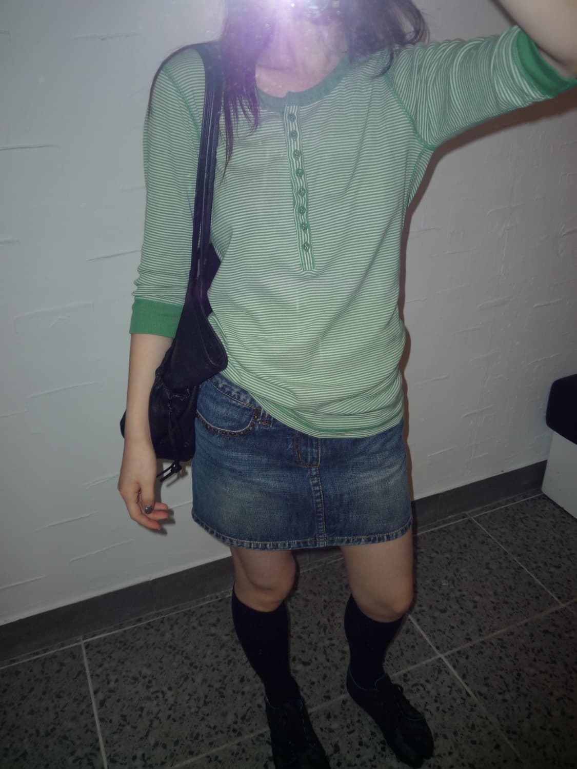 green stripe t-shirts 상품이미지2