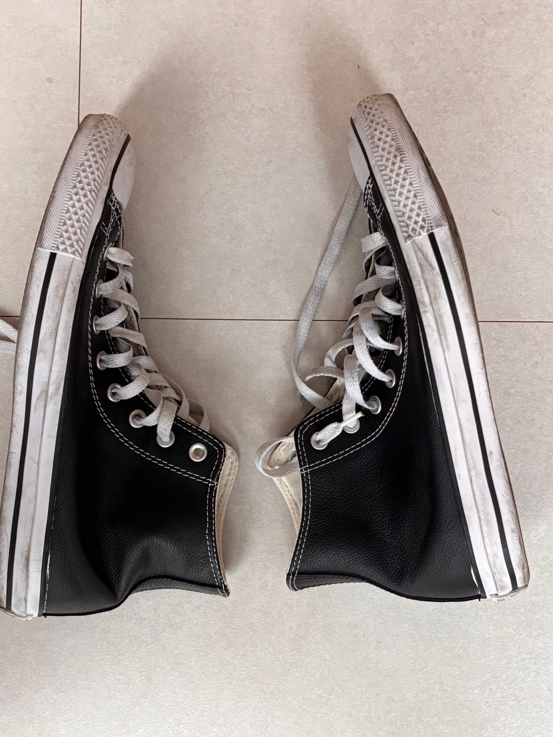 빈티지 레더 컨버스 올스타 하이 280 상품이미지6