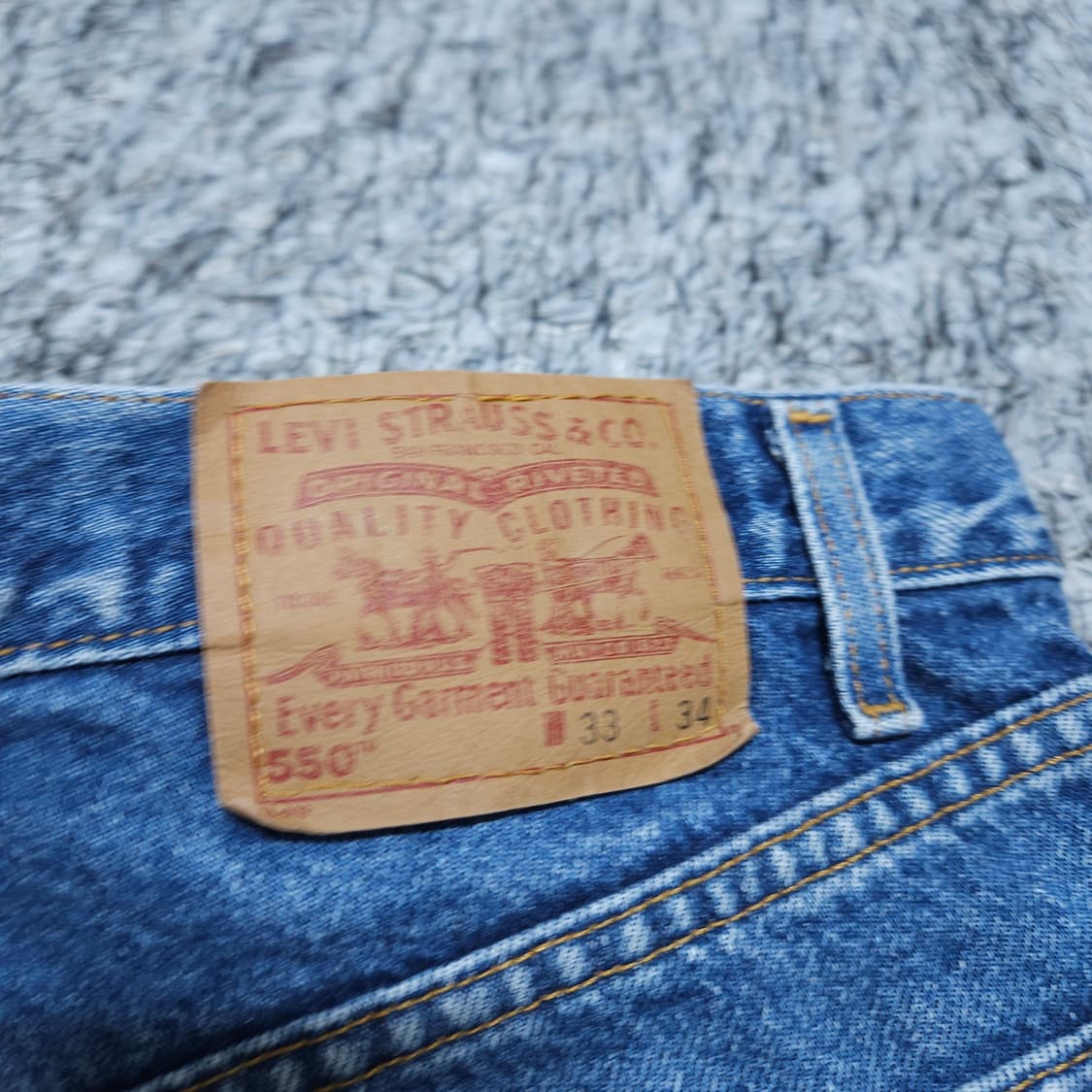 리바이스550) 허리31-32/34 남자 일자청바지 / 왕눈이샵 상품이미지7