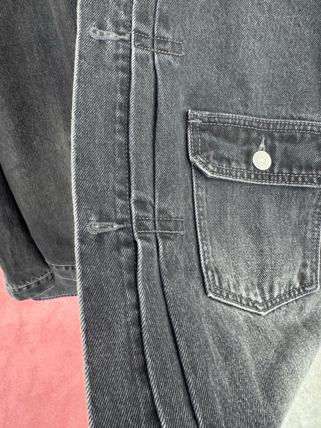 디스이즈내버댓 데님 셋업 L 상품이미지4