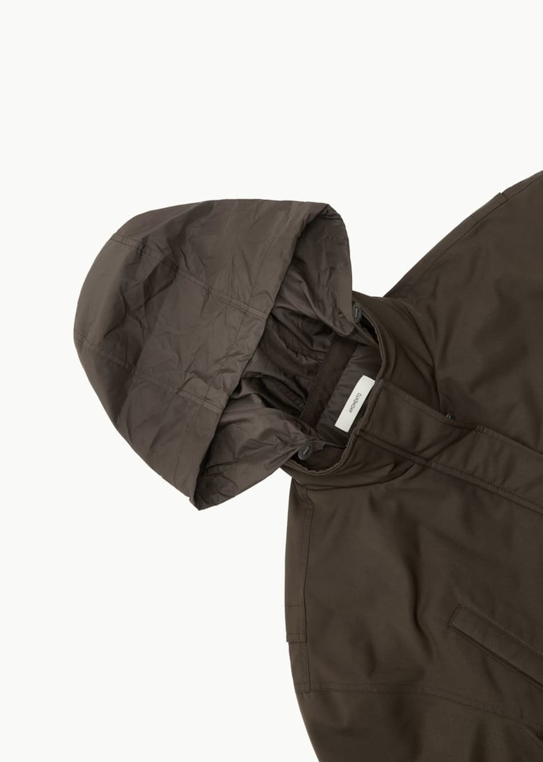 아모멘토 PADDED HOODED CROP JUMPER 상품이미지5