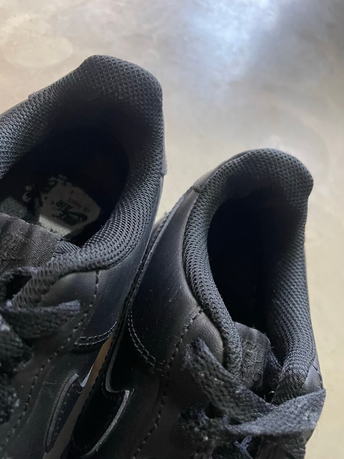 나이키 gs에어포스1 블랙 245 상품이미지7