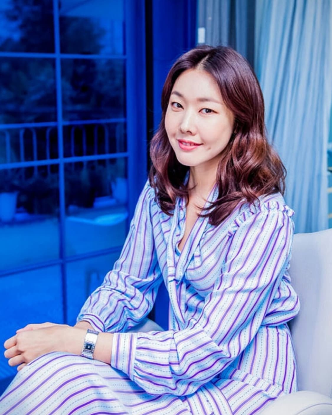 산드로 스트라이프 롱원피스 36사이즈 상품이미지2