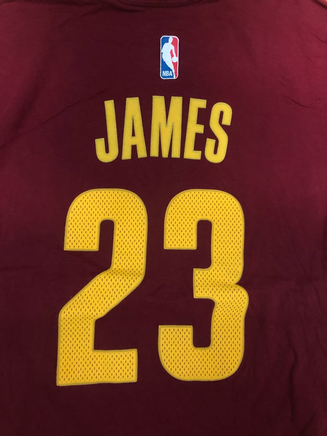 아디다스 NBA 클리블랜드 르브론 제임스 패치 반팔티 M 상품이미지4