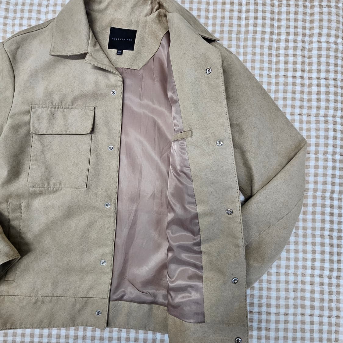 SPAO 스파오 스웨이드 자켓 남자100 상품이미지5