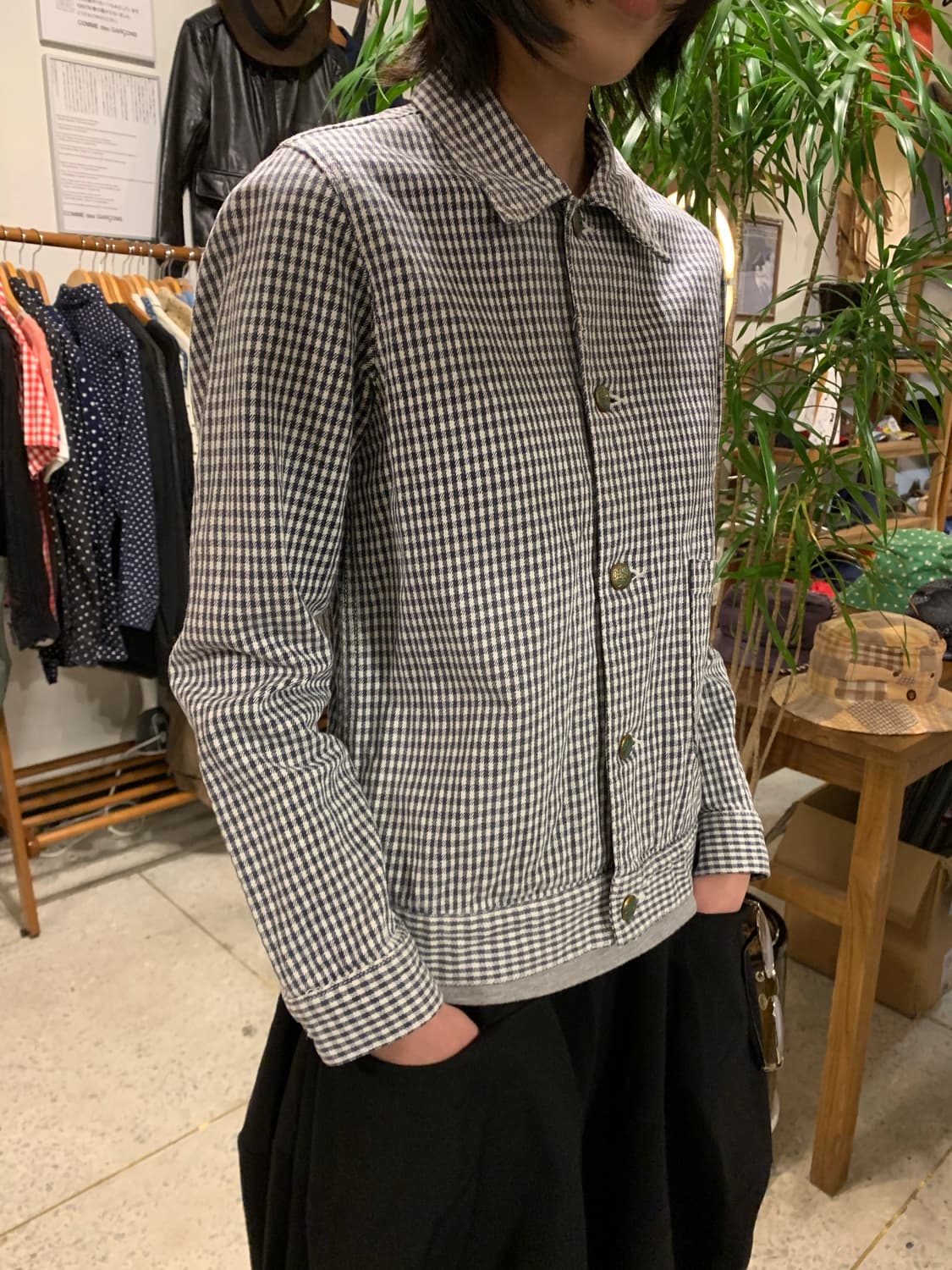 빔즈보이 깅엄체크 자켓 상품이미지4