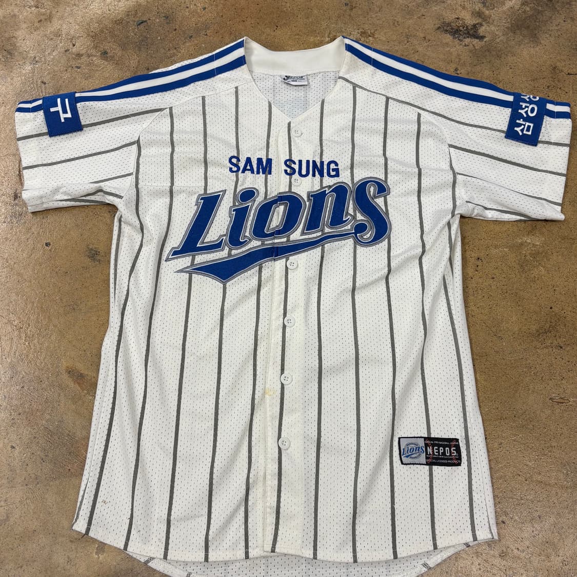 [정품/100] 삼성라이온즈 왕조 홈 유니폼 59정형식 마킹 b18 상품이미지2