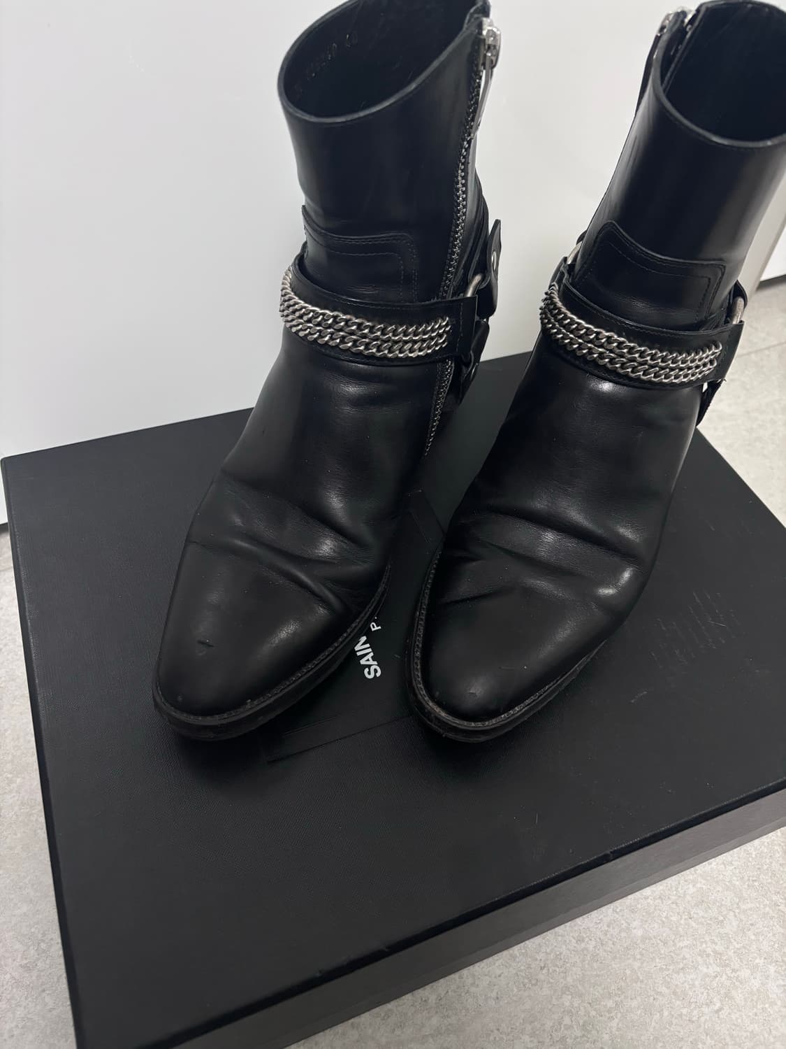 생로랑 하네스 체인 첼시부츠 상품이미지2