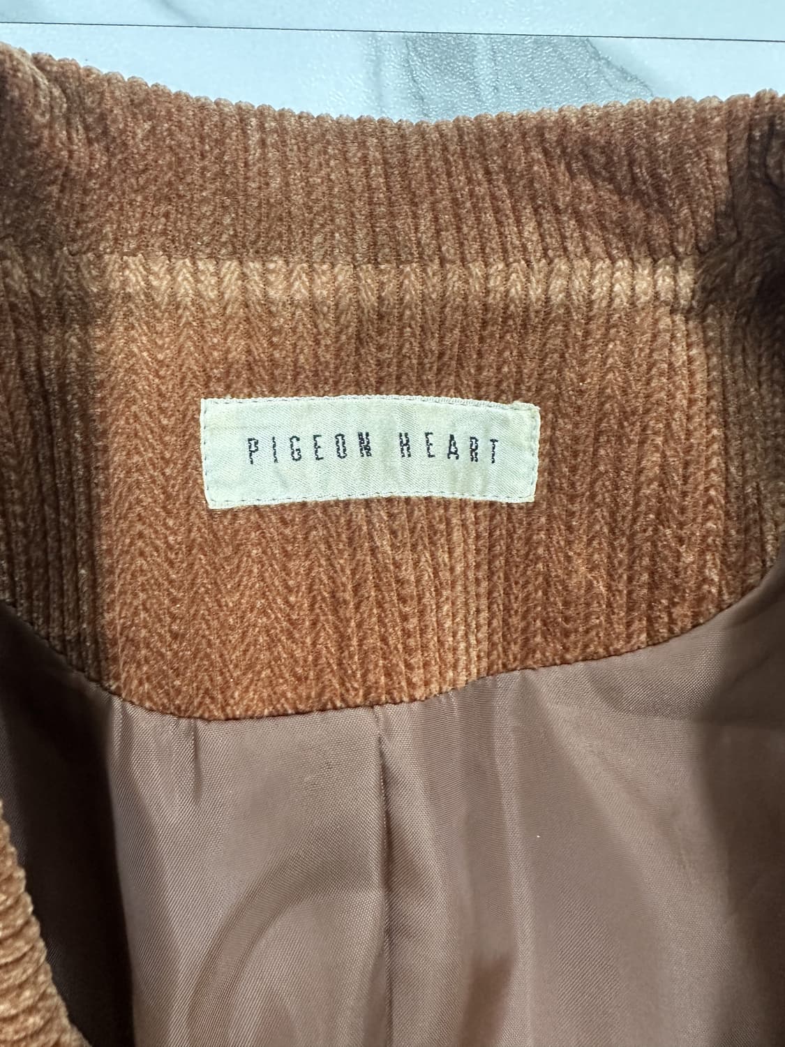 일본 빈티지 코듀로이 더블 브레스티드 블레이저 상품이미지3