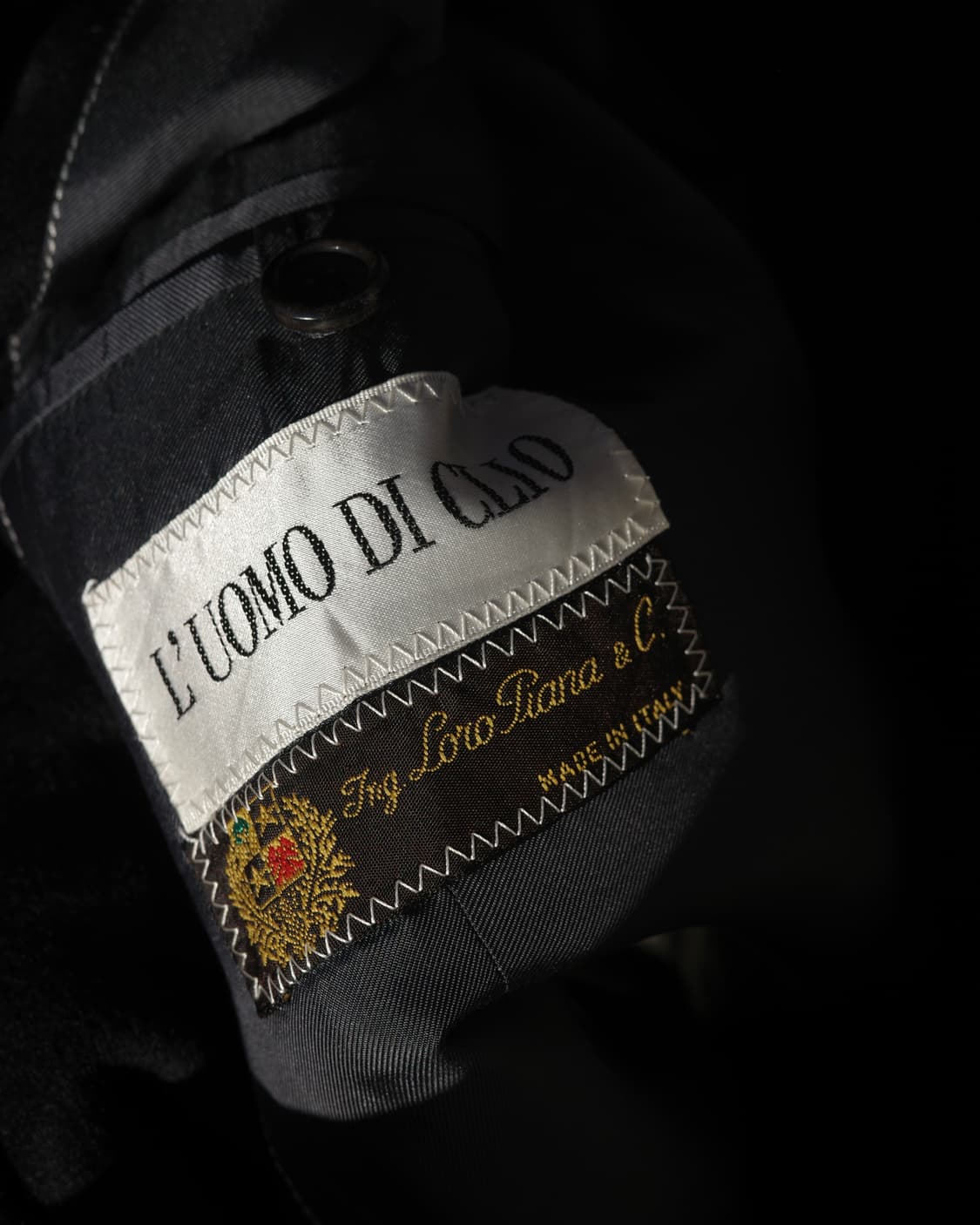 빈티지 로로피아나 패브릭 풀 캐시미어 테일러 자켓 상품이미지2