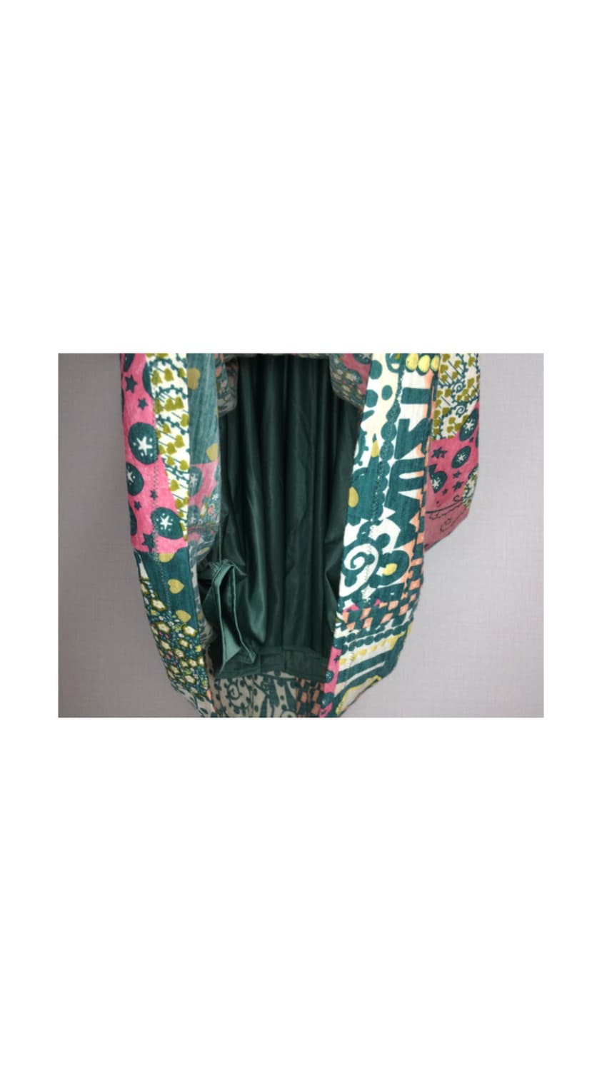 츠모리 치사토 그린 에스닉 플로럴 원피스 상품이미지4