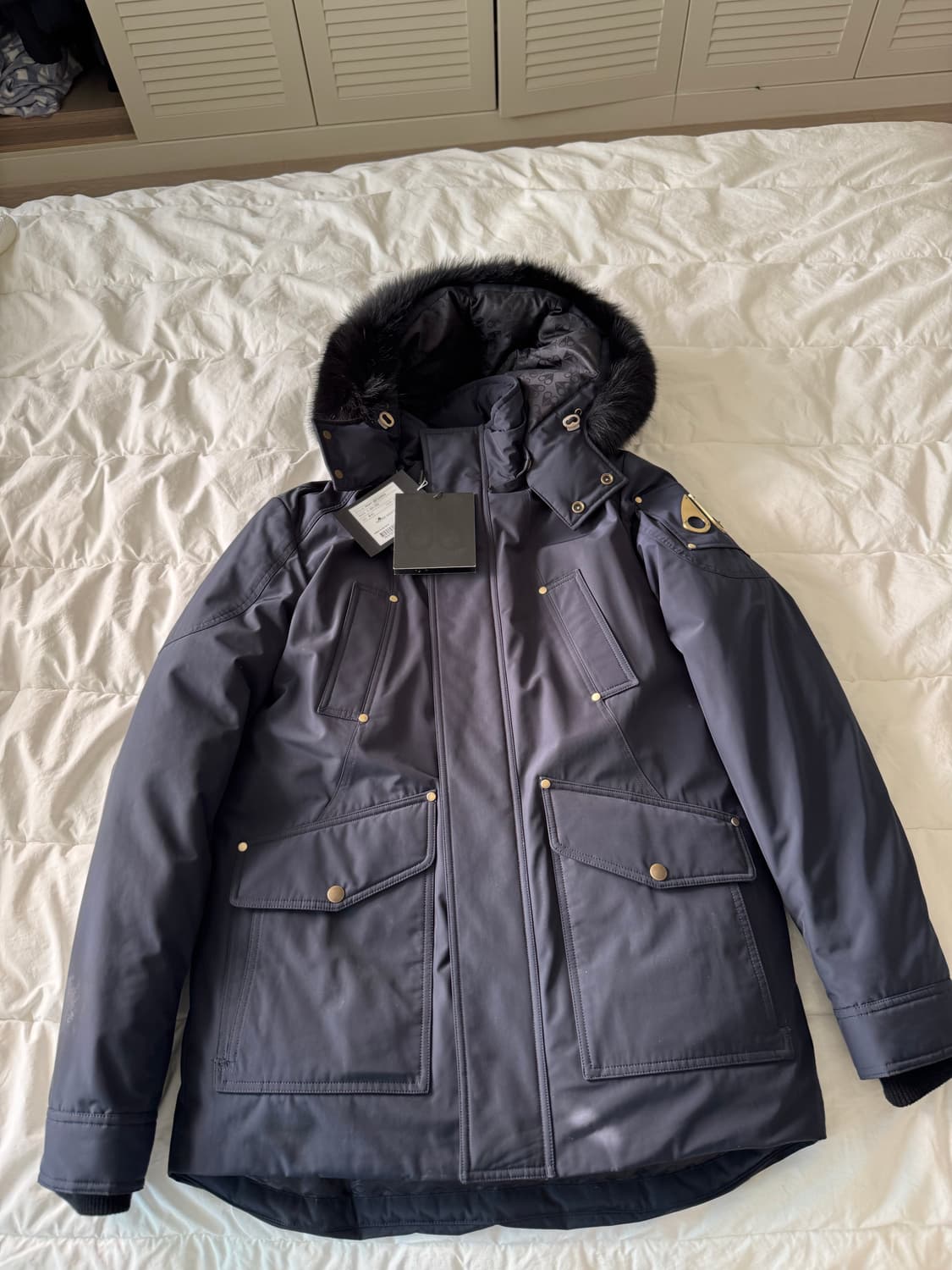 무스너클 패딩 거위털 사이즈 m 상품이미지1