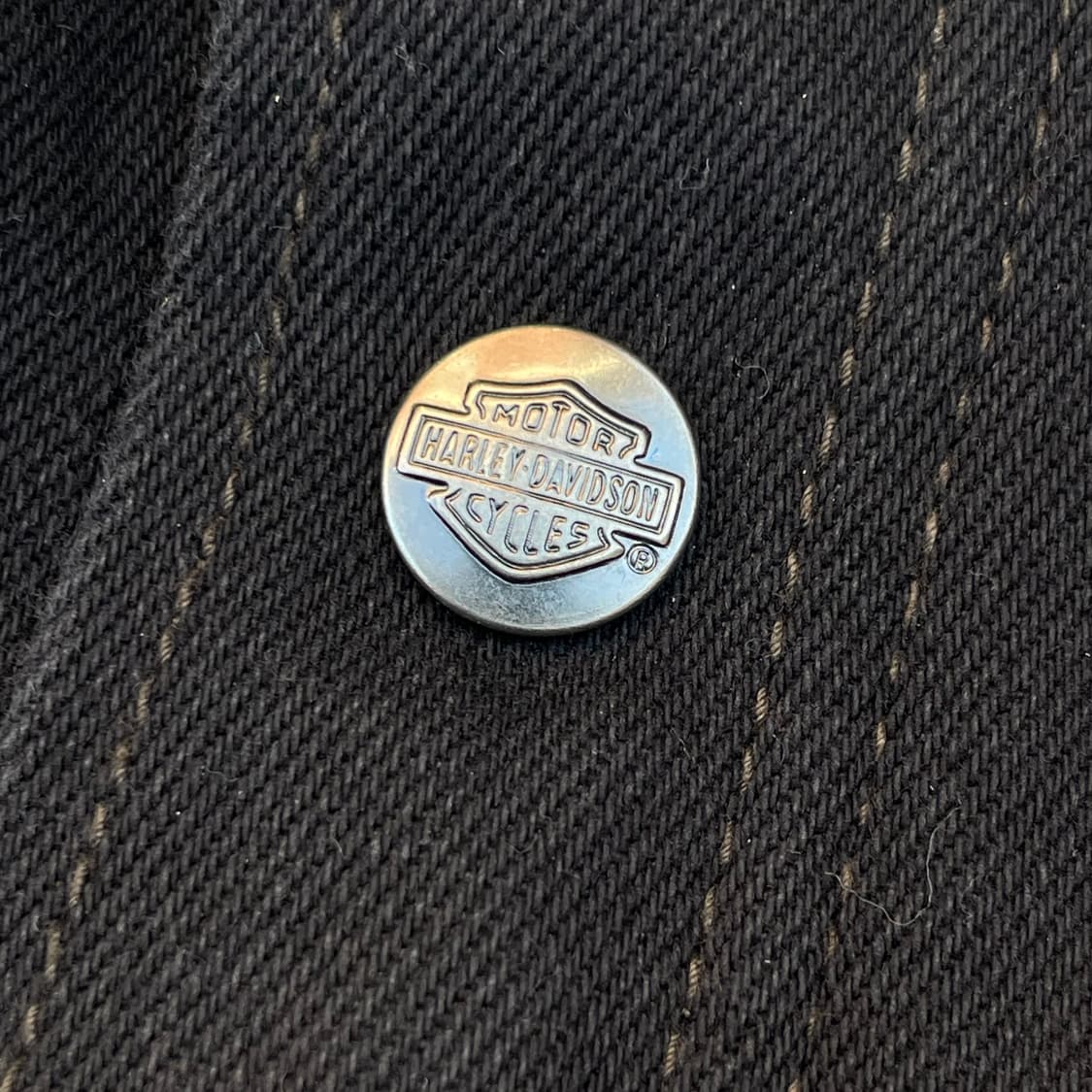 할리데이비슨 빅로고 흑청 데님자켓 상품이미지6