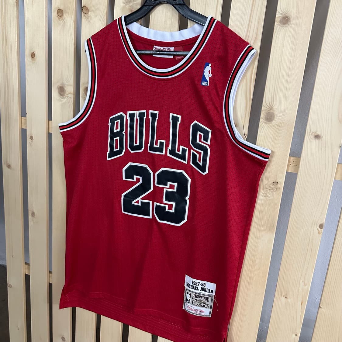 (M) 미첼앤네스 NBA 시카고 불스 마이클 조던 23 저지 유니폼 상품이미지3