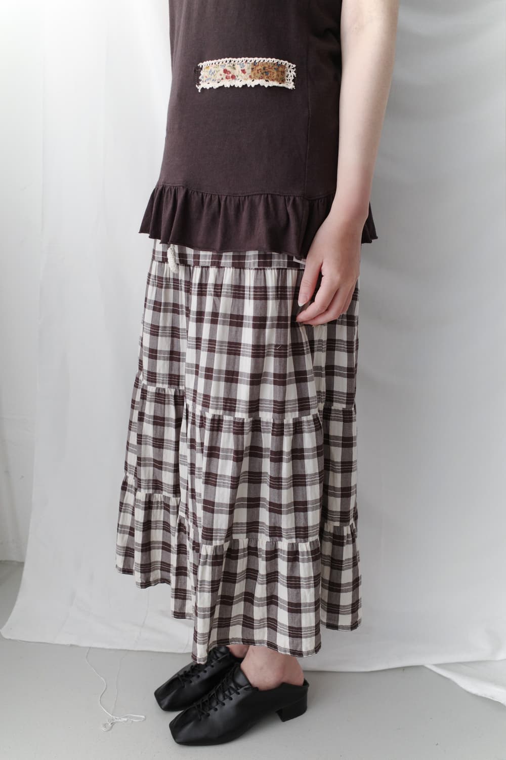check crochet skirt 상품이미지5