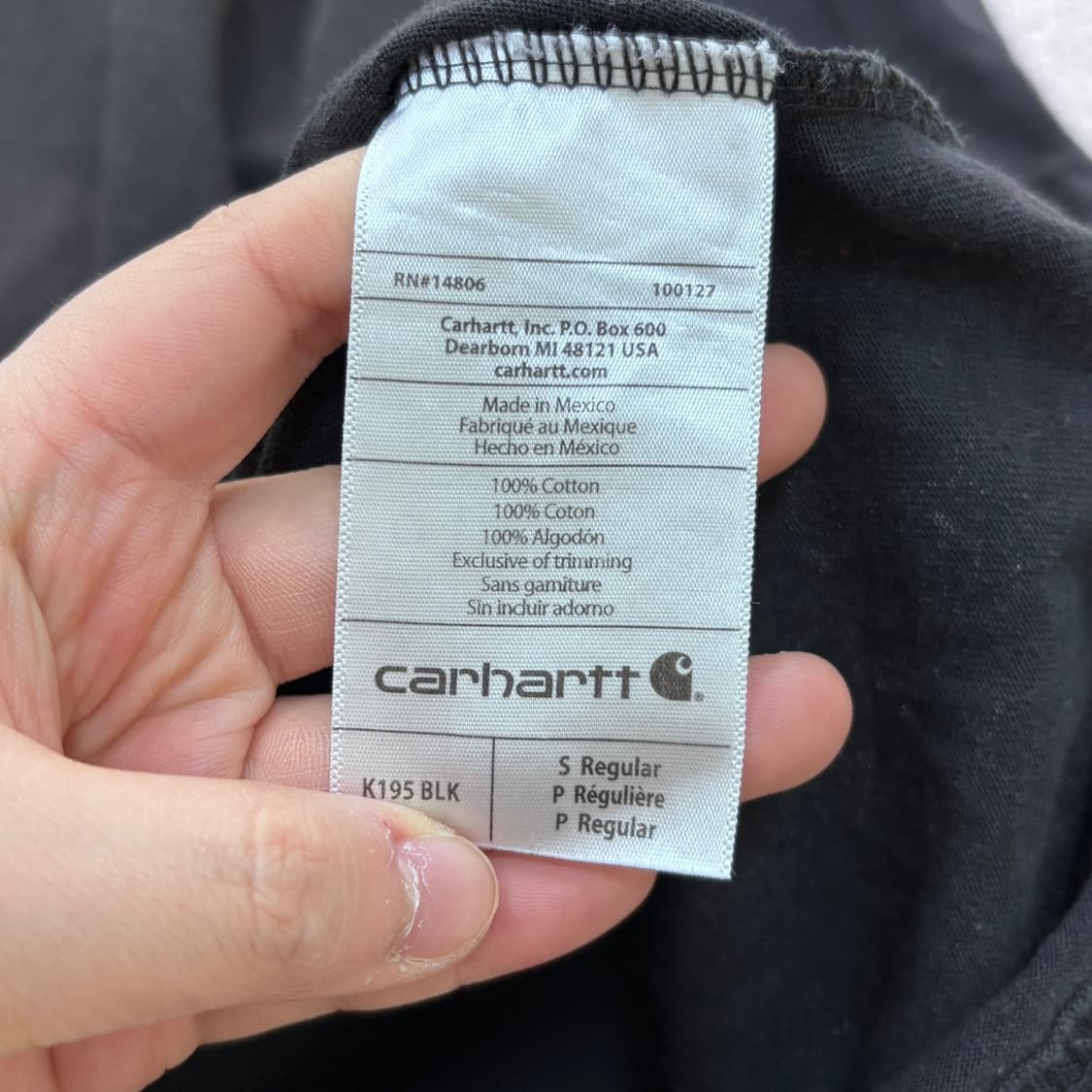 S 칼하트 코어 로고 반팔 티셔츠 0416E 상품이미지4