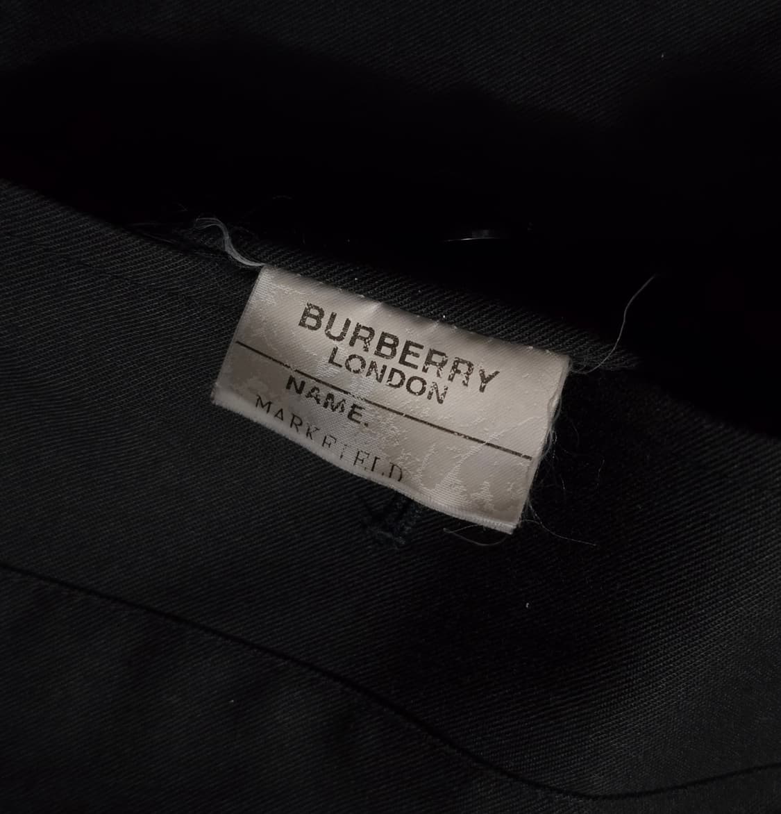 Burberry 버버리 노바체크 트렌치 맥코트 블랙 상품이미지9